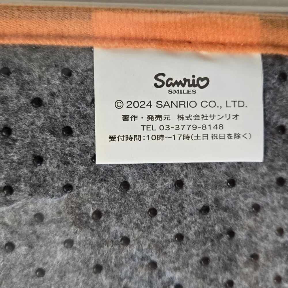 Sanrio Hangyodon Summer Themed Floor Mat Orange